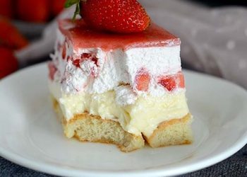 Kuchen mit Erdbeeren: ohne backen!