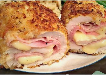 Hähnchenbrust mit Parmesankruste überbacken