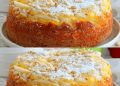 Schweizer Apfelkuchen mit Pudding