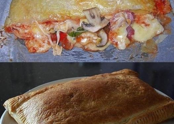 Calzone-mit-Blätterteig, Für jeden Tag Einfaches Ofengericht