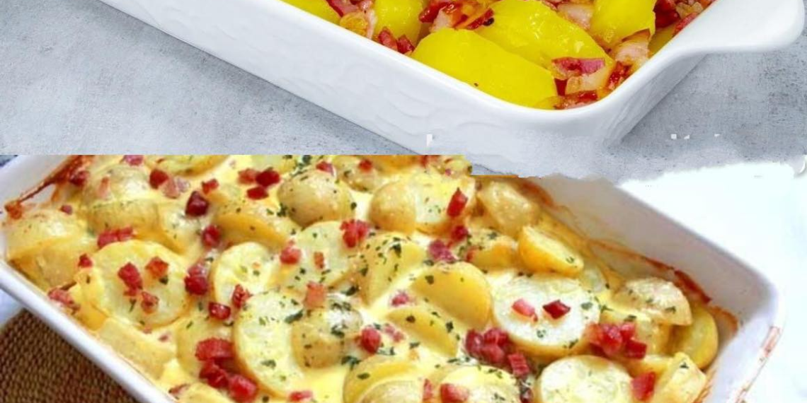 Carbonara Kartoffeln, fertig in 20 min!