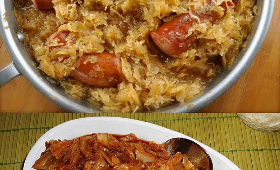 Geschmorter Weißkohl