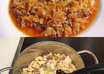 Kohl geschmort mit Hackfleisch, genial lecker!