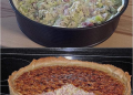 Hack Lauch Torte mit Gorgonzola