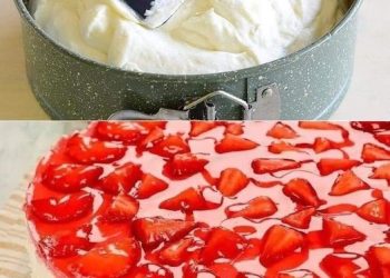 Ultracremiger Erdbeer Käsekuchen ohne Backen