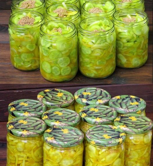 Senfgurken süß-sauer