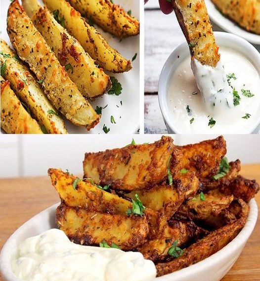 Griechische Knoblauchkartoffeln, einfach und super lecker!