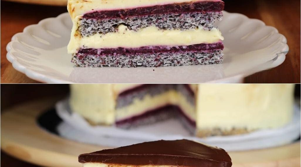 Unwiderstehliche Mohntorte mit Obst