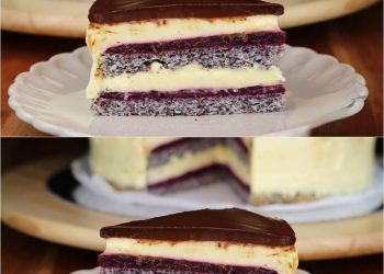 Unwiderstehliche Mohntorte mit Obst