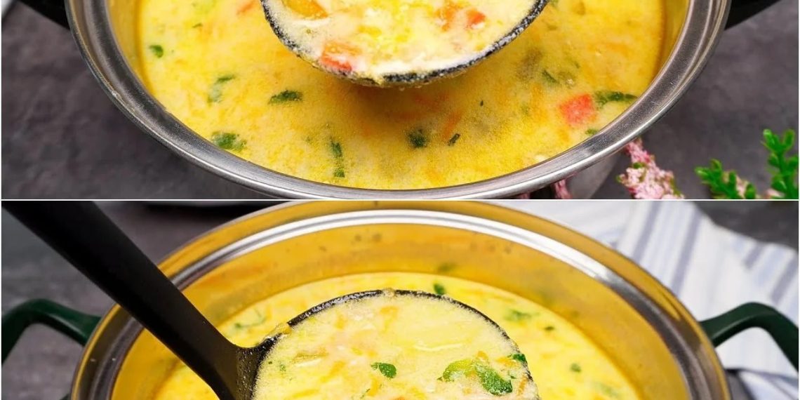 Die Suppe ist so lecker!