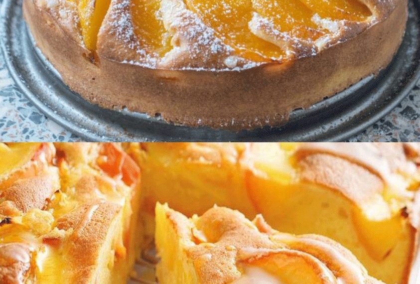 PFIRSICH VANILLEKUCHEN