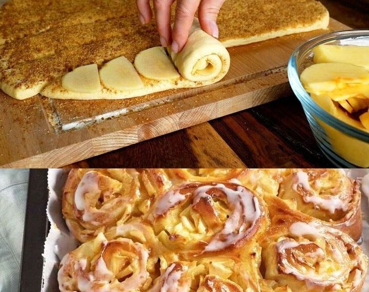 Boahh die sind der absolute Hammer, Apfelschnecken mit Zimtzucker wie aus der Bäckerei 