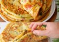 Schnelle Knoblauch Pfannkuchen mit Käse für die ganze Familie!