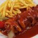 Schaschlik mit Pommes