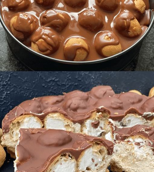 Saulecker und gelingt immer, Windbeuteltorte ohne backen in 15 Minuten