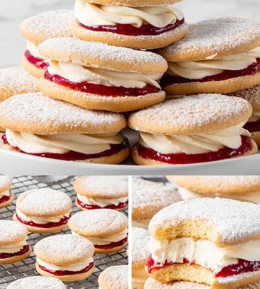 Himbeer Küsschen mit Buttercreme