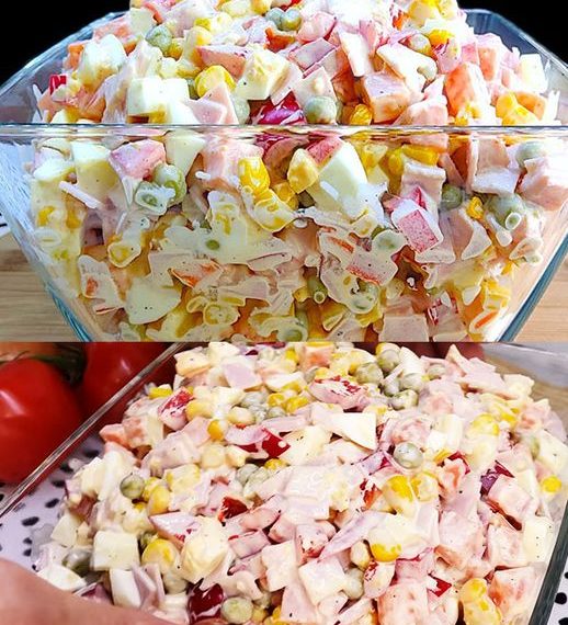 Ein wunderbarer Gemüsesalat! Meine Familie war begeistert!