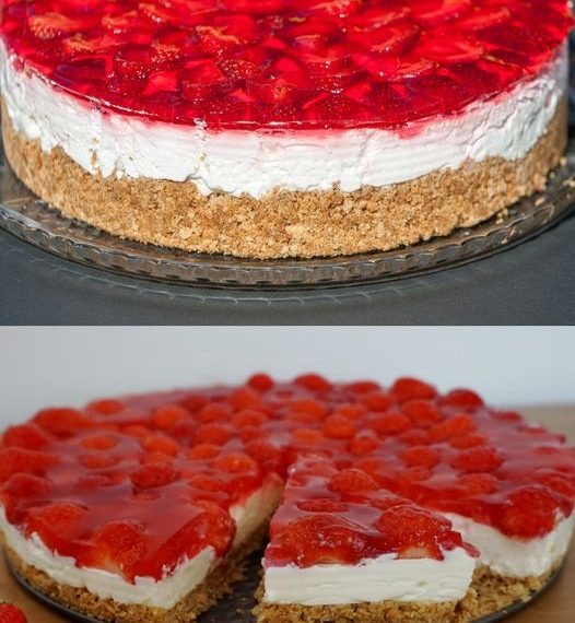  Erdbeerkuchen mit Quark & Mascarponecreme