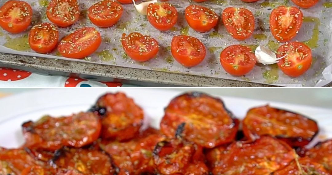 Konfitierte Kirschtomaten: das Rezept für eine köstliche und schmackhafte Beilage