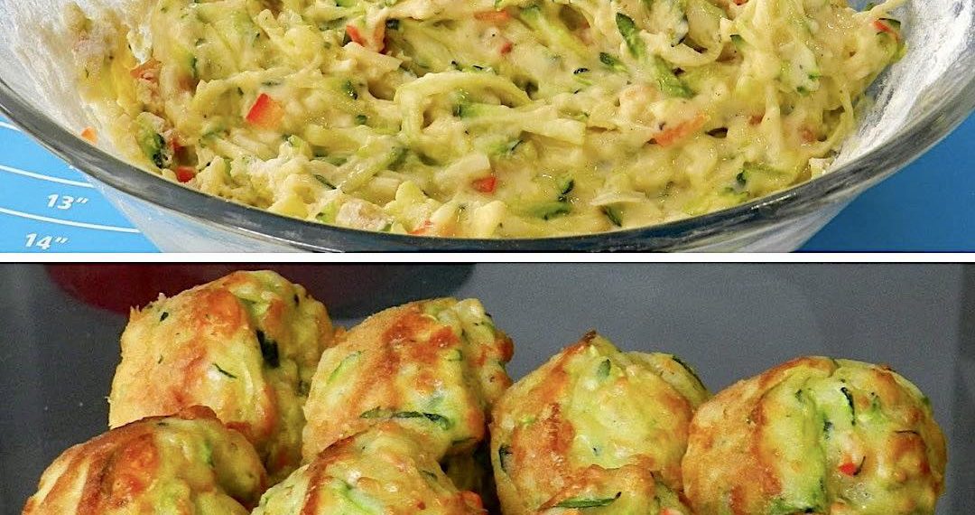 Zucchini Käse Muffins