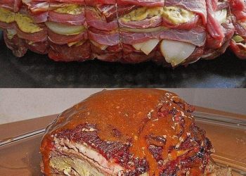 Schichtbraten in Senfsauce
