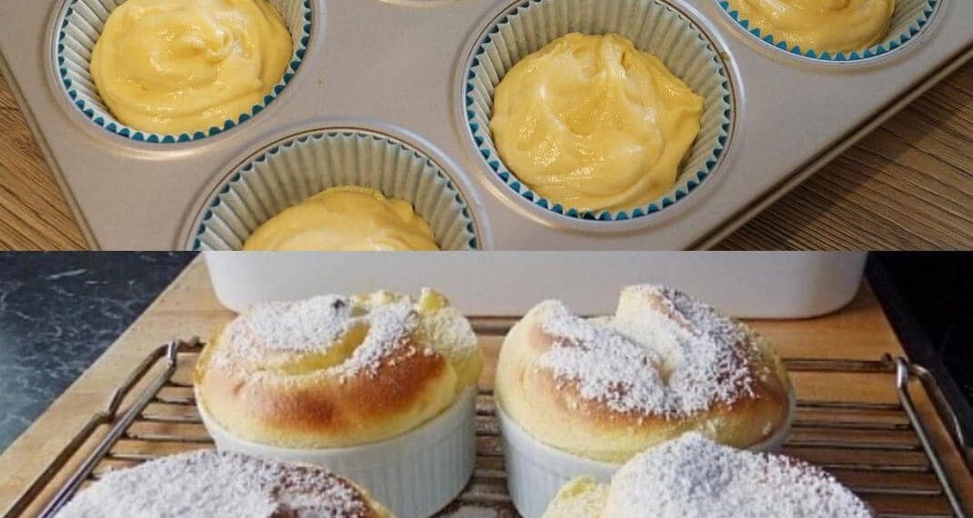 Quark Muffins mit Vanillepudding, ein Traum TOTAL leckeer!