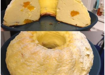 Mega cremiger 10 Minuten Quark Käsekuchen mit Mandarinen ohne Boden