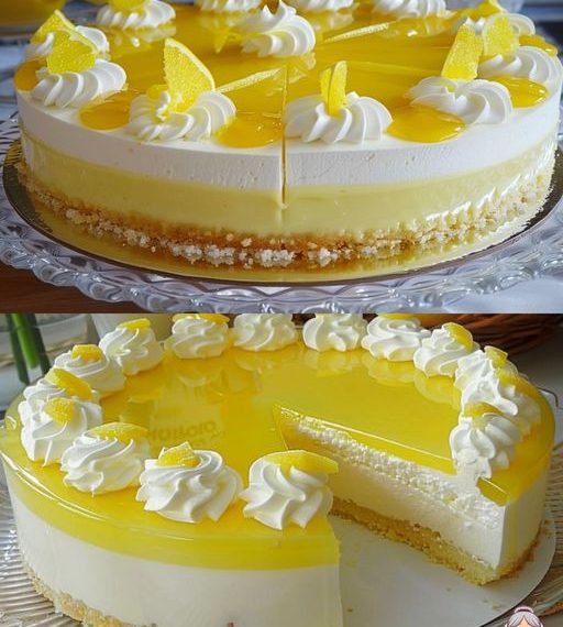 Blitzschnelle Zitronen Joghurt Torte, ich bin süchtig danach geworden!