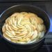 Apfelkuchen mit Sahne-Pudding-Guss