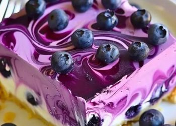 Kein-Backen Heidelbeer-Käsekuchen