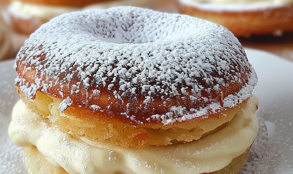 Berliner Mit Vanillecreme