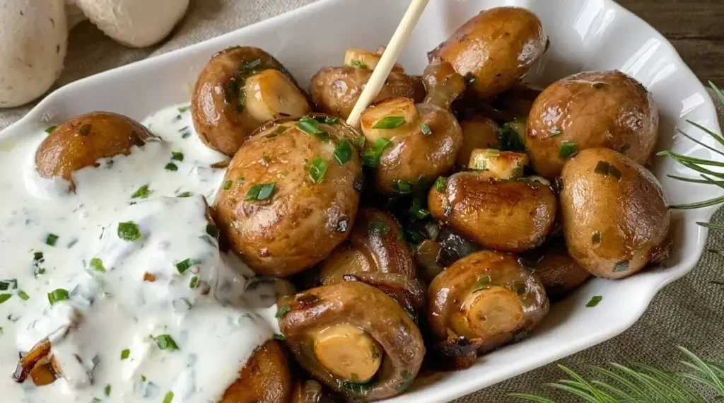 Knoblauch Champignons