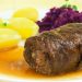 Rouladen mit Rotkohl und Kartoffeln