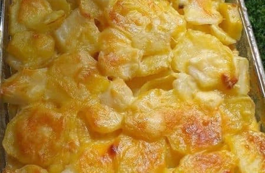 Überbackene Kartoffeln