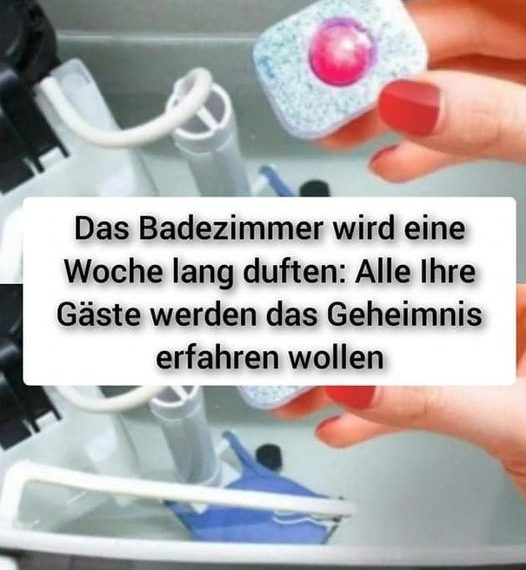 Das Badezimmer wird eine Woche lang duften: Alle Ihre Gäste werden das Geheimnis erfahren wollen