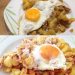 Bratkartoffeln Mit Wurst Und Spiegelei