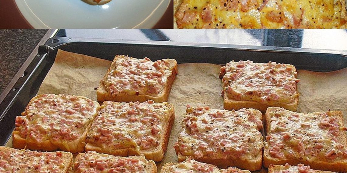 Pizzatoast in wenigen Minuten fertig!