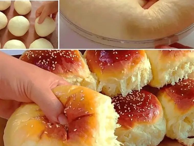 Fluffige Milchbrötchen wie vom Bäcker!