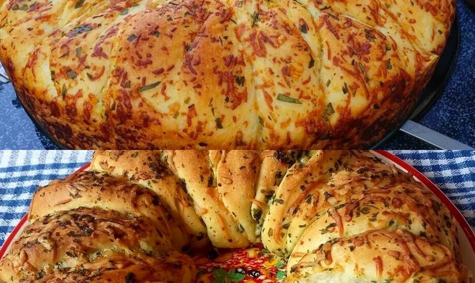 Selbstgebackenes Knoblauchbrot, nach alten Familienrezept!