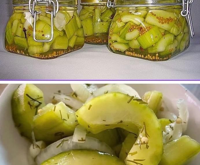 Senfgurken süß-sauer