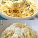 Nudeln in cremiger Knoblauch Käsesauce, blitzschnell zubereitet!