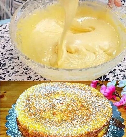 500g Joghurt mit Pudding und backe den Joghurtkuchen