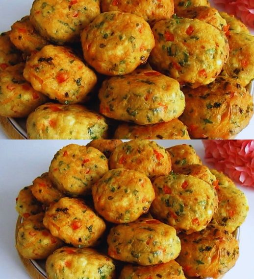 Gartengemüse-Quark-Krapfen