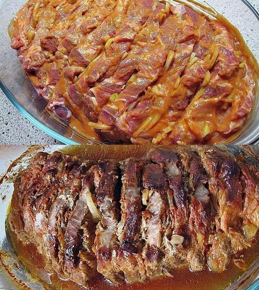 Räuberbraten, so zart dass man ihn mit der Zunge zerdrücken könnte 