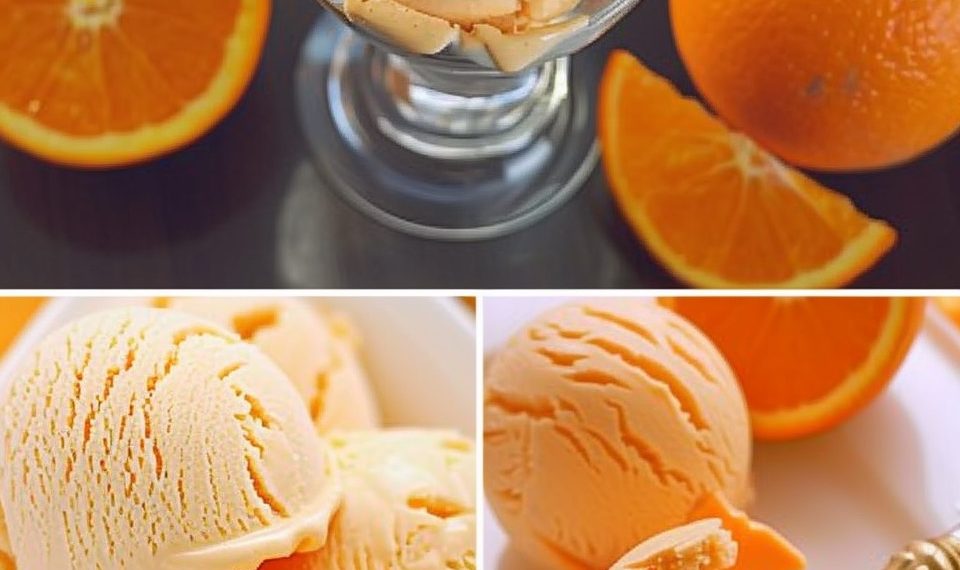 Einfach Der Kracher, Erfrischendes Orangeneis Ohne Eismaschine