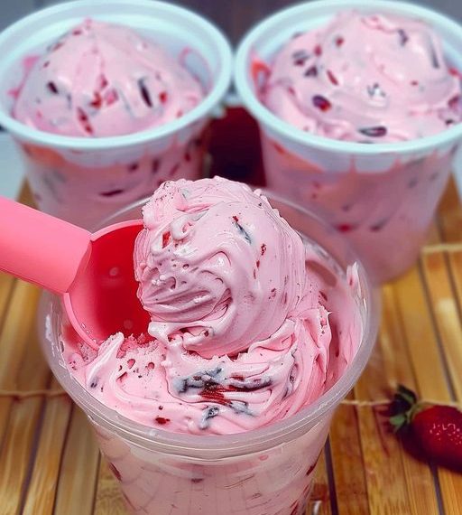 Erdbeer Traum Mit Joghurt Mit Nur 3 Zutaten