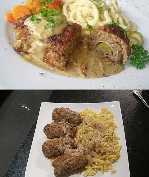 Hackröllchen in Zwiebelsoße, Boahhh einfach der Hammer