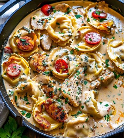 Abgefahren Lecker, Cremige Tortellini In Hähnchen Schmand 10 Minuten
