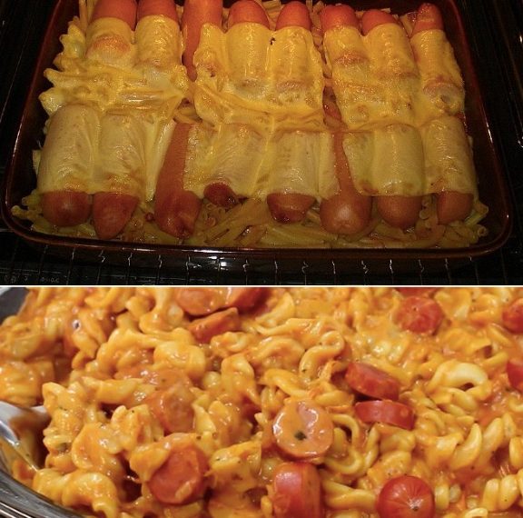 Makkaroni – Würstchen Tolles Gericht, so leckeeer