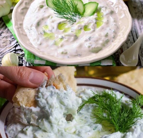 Tzatziki als im restaurant, nur viel frischer